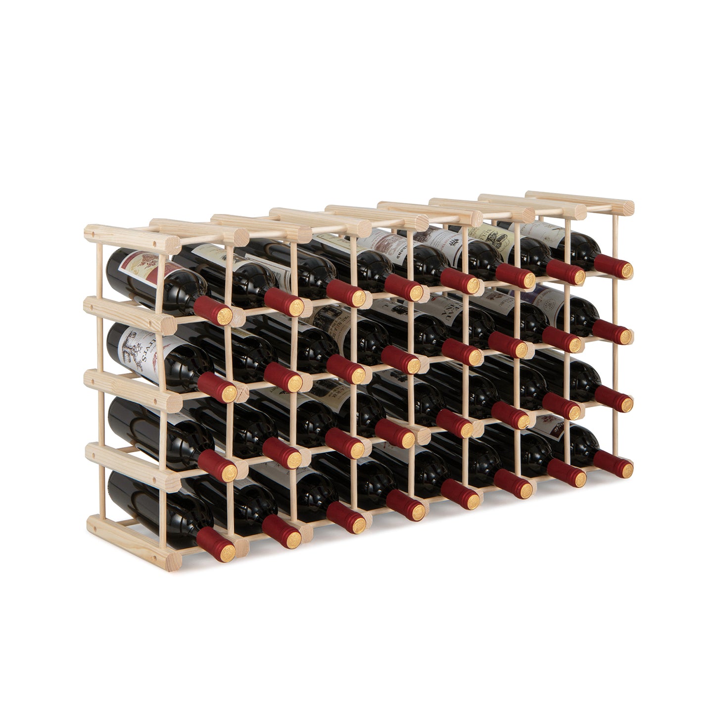 36-Bottle Wine Rack for Home Bar Pantry