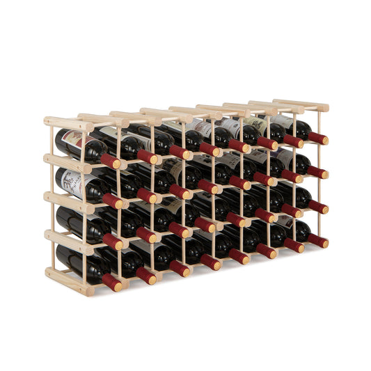 36-Bottle Wine Rack for Home Bar Pantry