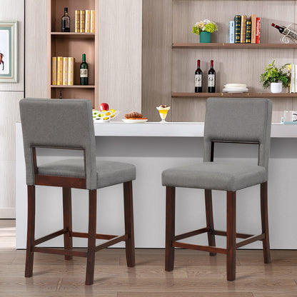 2-Piece Bar Chair Set-Grey