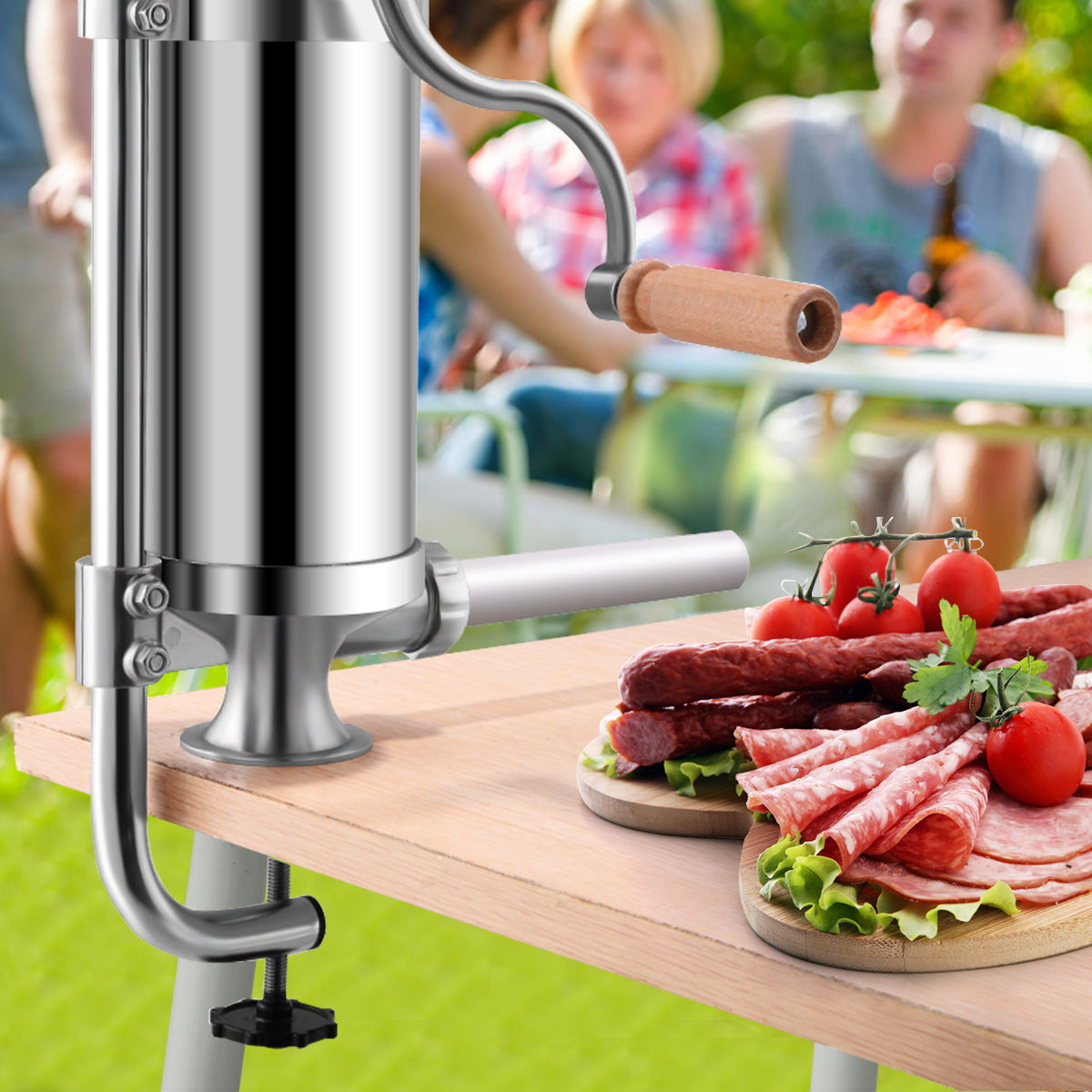 3L Stainless Steel Vertical Sausage Stuffer Maker