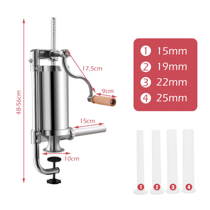 3L Stainless Steel Vertical Sausage Stuffer Maker