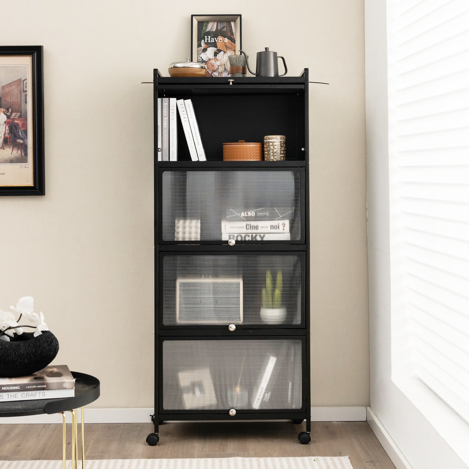 5-Tier Kitchen Baker's Rack-Black