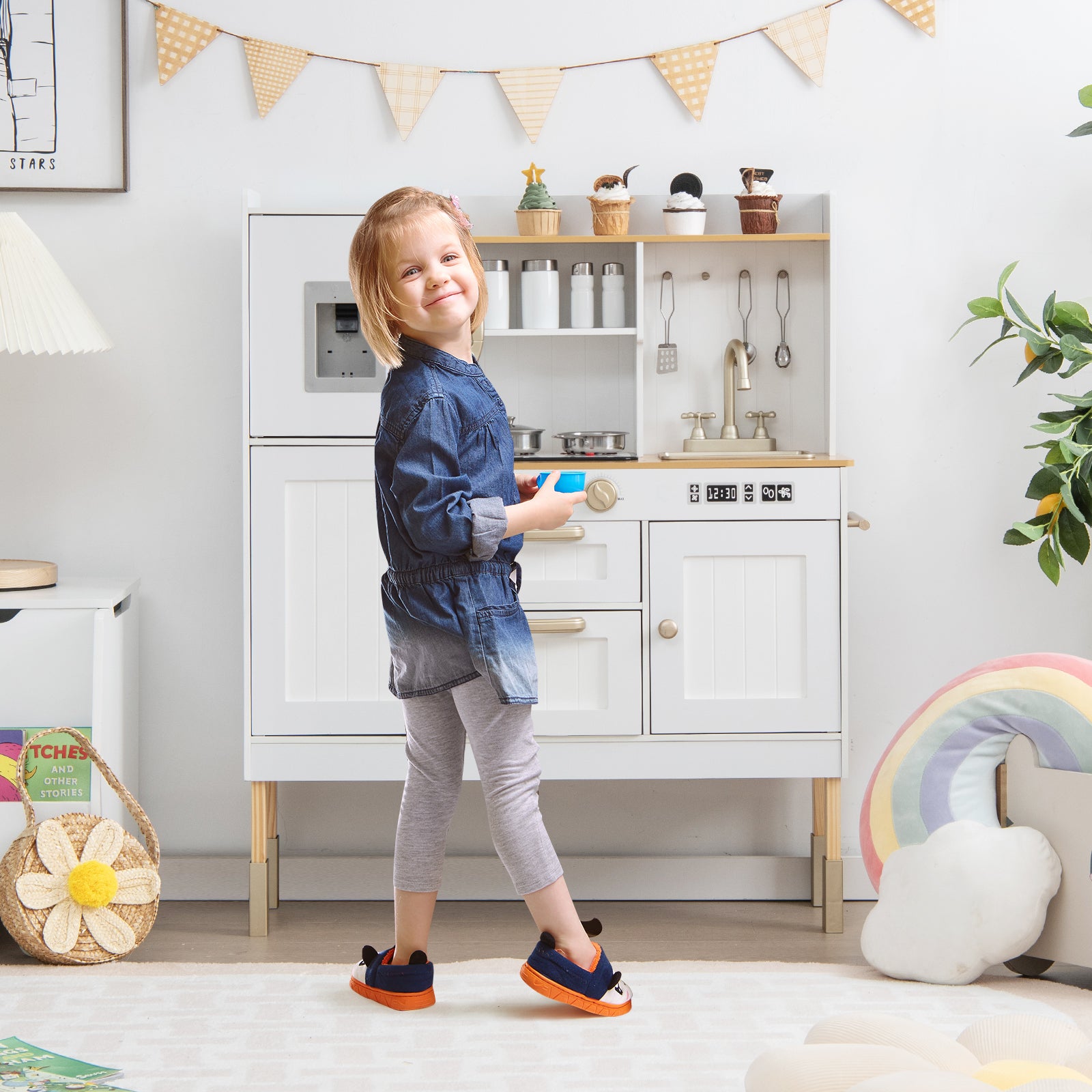 Kids Play Kitchen with Light and Sound