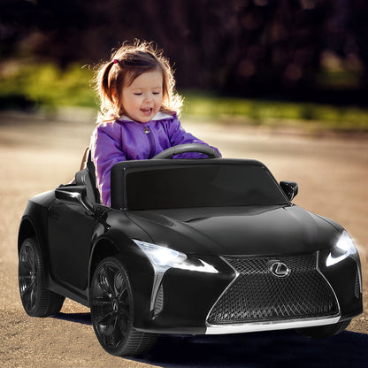 Lexus Official Licensed Electric Ride on Car with Remote Control-Black