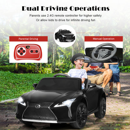 Lexus Official Licensed Electric Ride on Car with Remote Control-Black