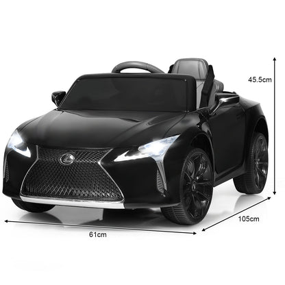 Lexus Official Licensed Electric Ride on Car with Remote Control-Black