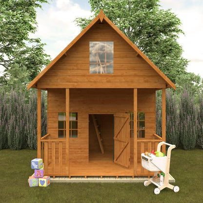 GardenArch 8x8 Lodge Wooden Shed