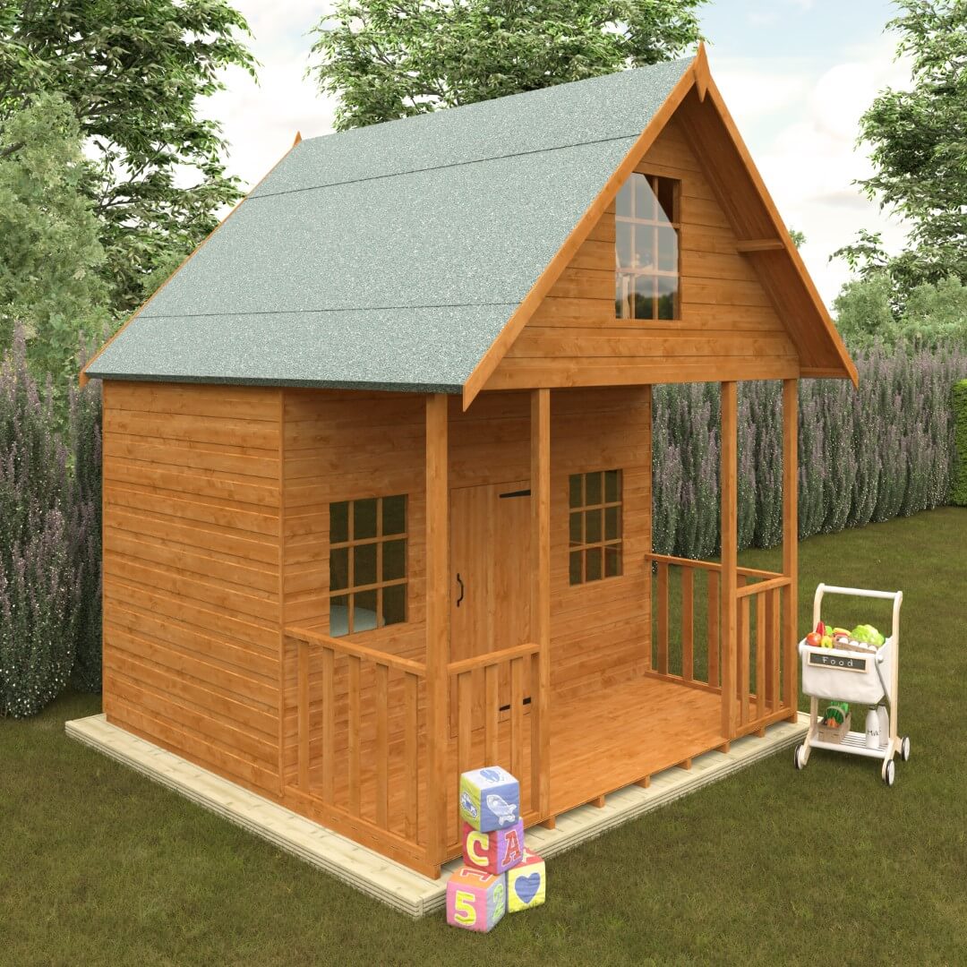 GardenArch 8x8 Lodge Wooden Shed