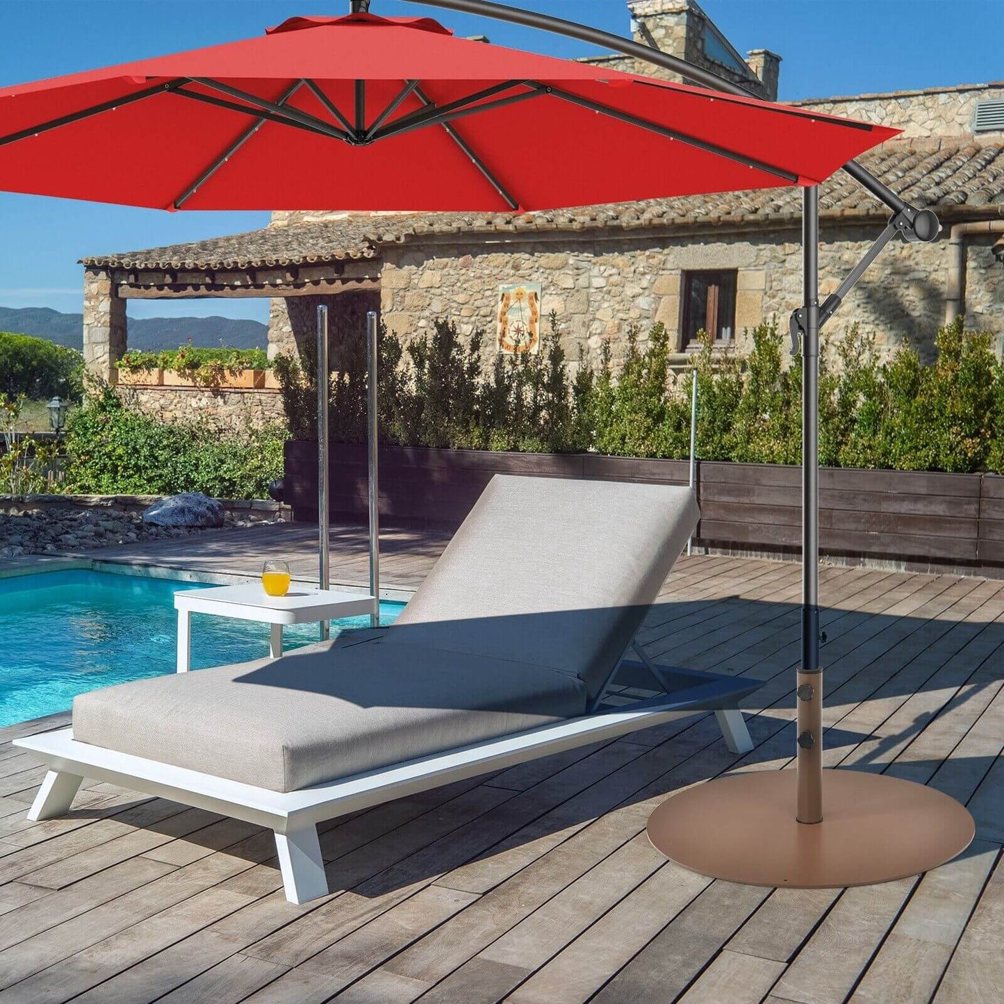 75 cm Round Outdoor Umbrella Base