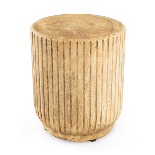 Tree Stump Outdoor Side Table-Stump
