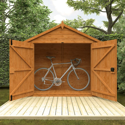 GardenArch 3x7 Apex Compact Wooden Shed