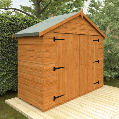 GardenArch 3x7 Apex Compact Wooden Shed