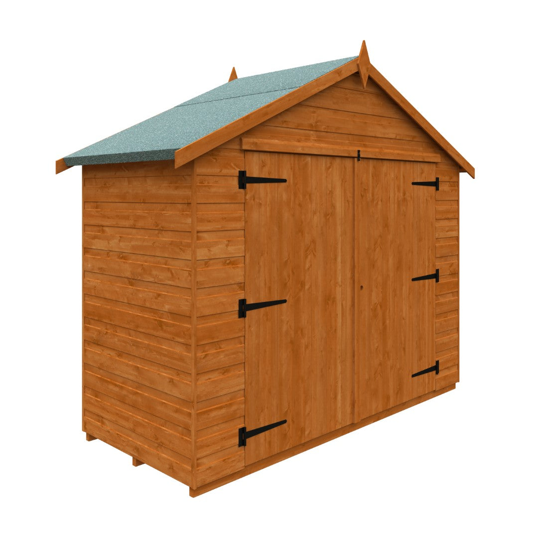 GardenArch 3x7 Apex Compact Wooden Shed