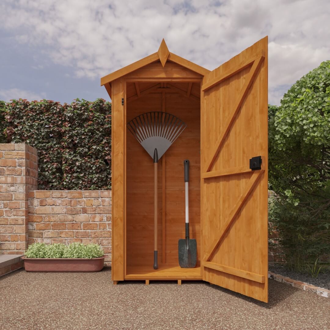 GardenArch 2x3 Tool Tower Wooden Shed