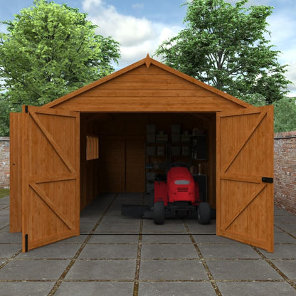 GardenArch 18x10 Garage Wooden Shed