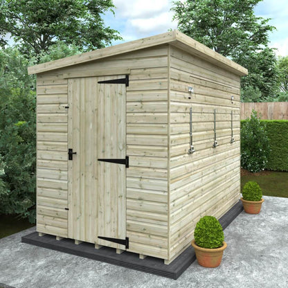 GardenArch 10x6w The Bar Wooden Shed