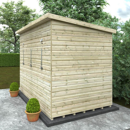 GardenArch 10x6w The Bar Wooden Shed