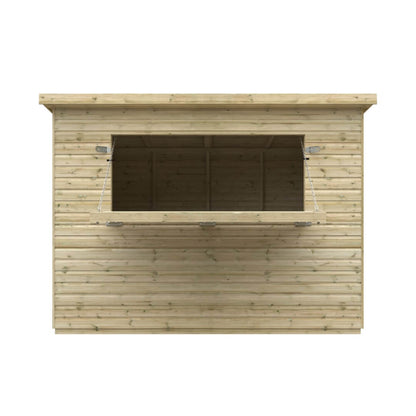 GardenArch 10x6w The Bar Wooden Shed