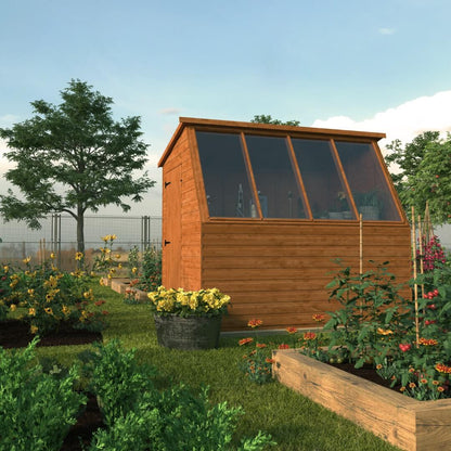 GardenArch 8x6 Jewel Potting Wooden Shed