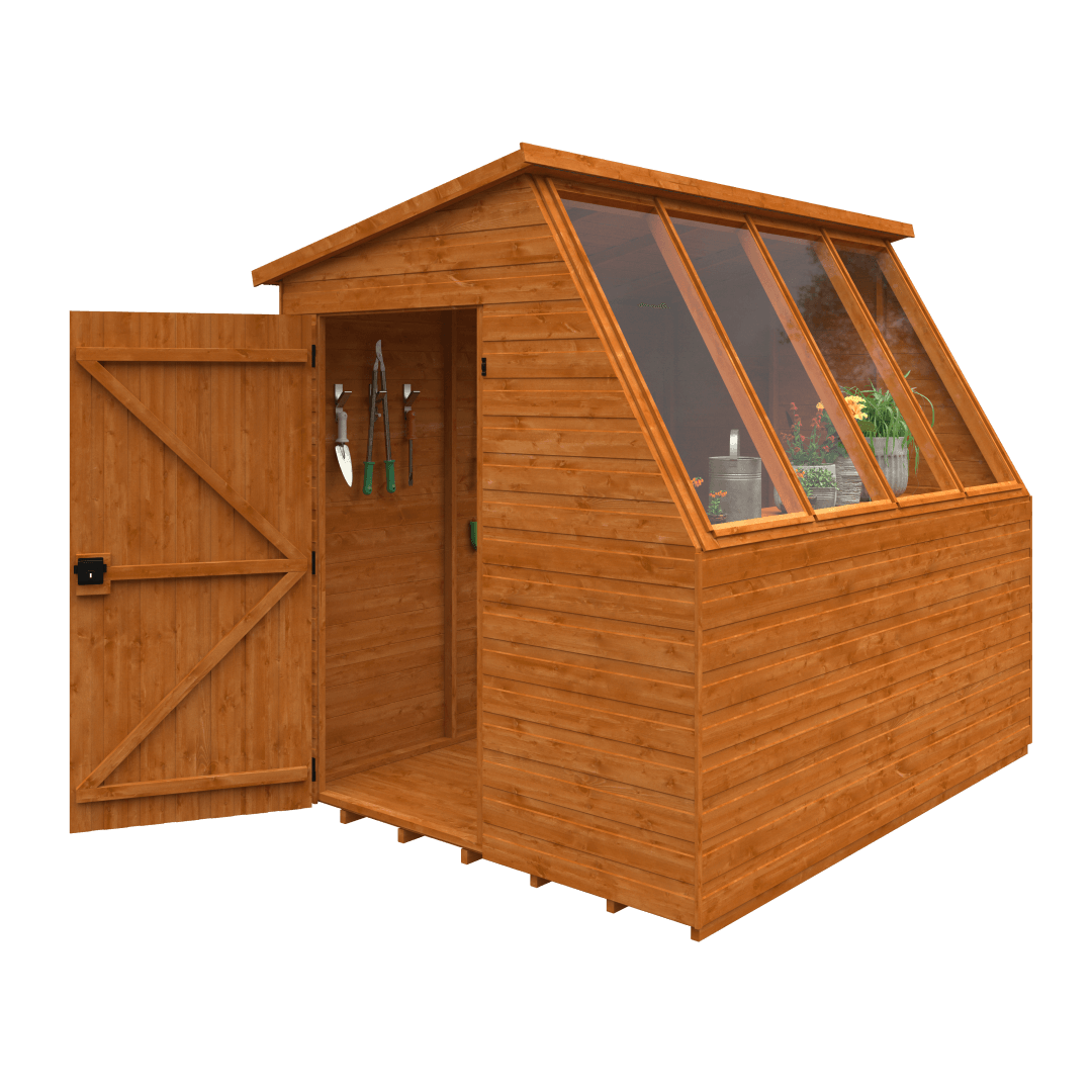 GardenArch 8x6 Jewel Potting Wooden Shed