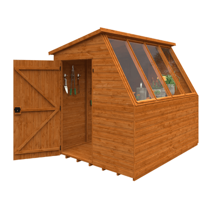 GardenArch 8x6 Jewel Potting Wooden Shed