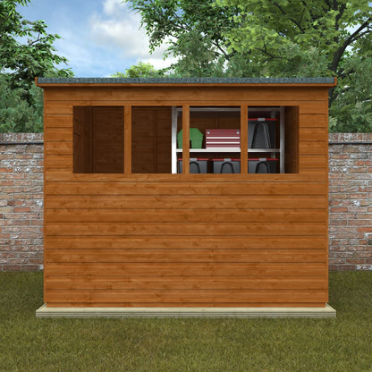 GardenArch 8x6 Lean-To Pent Wooden Shed
