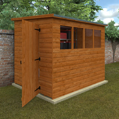 GardenArch 8x6 Lean-To Pent Wooden Shed