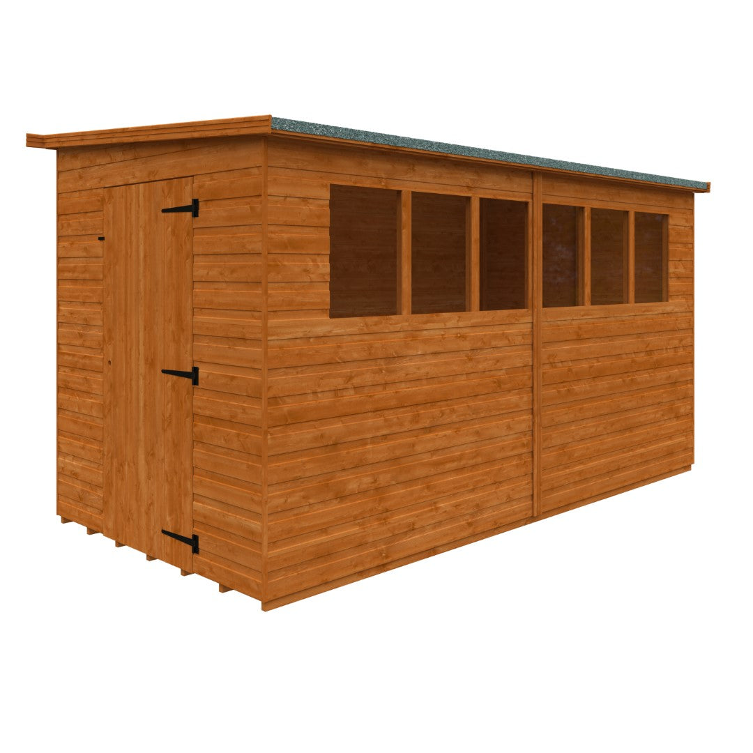 GardenArch 12x6 Lean-To Pent Wooden Shed