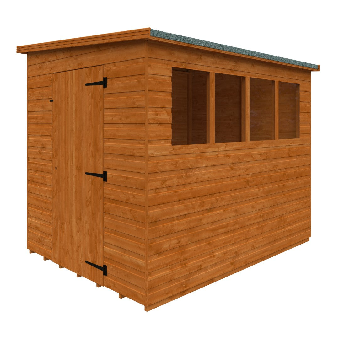 GardenArch 8x6 Lean-To Pent Wooden Shed
