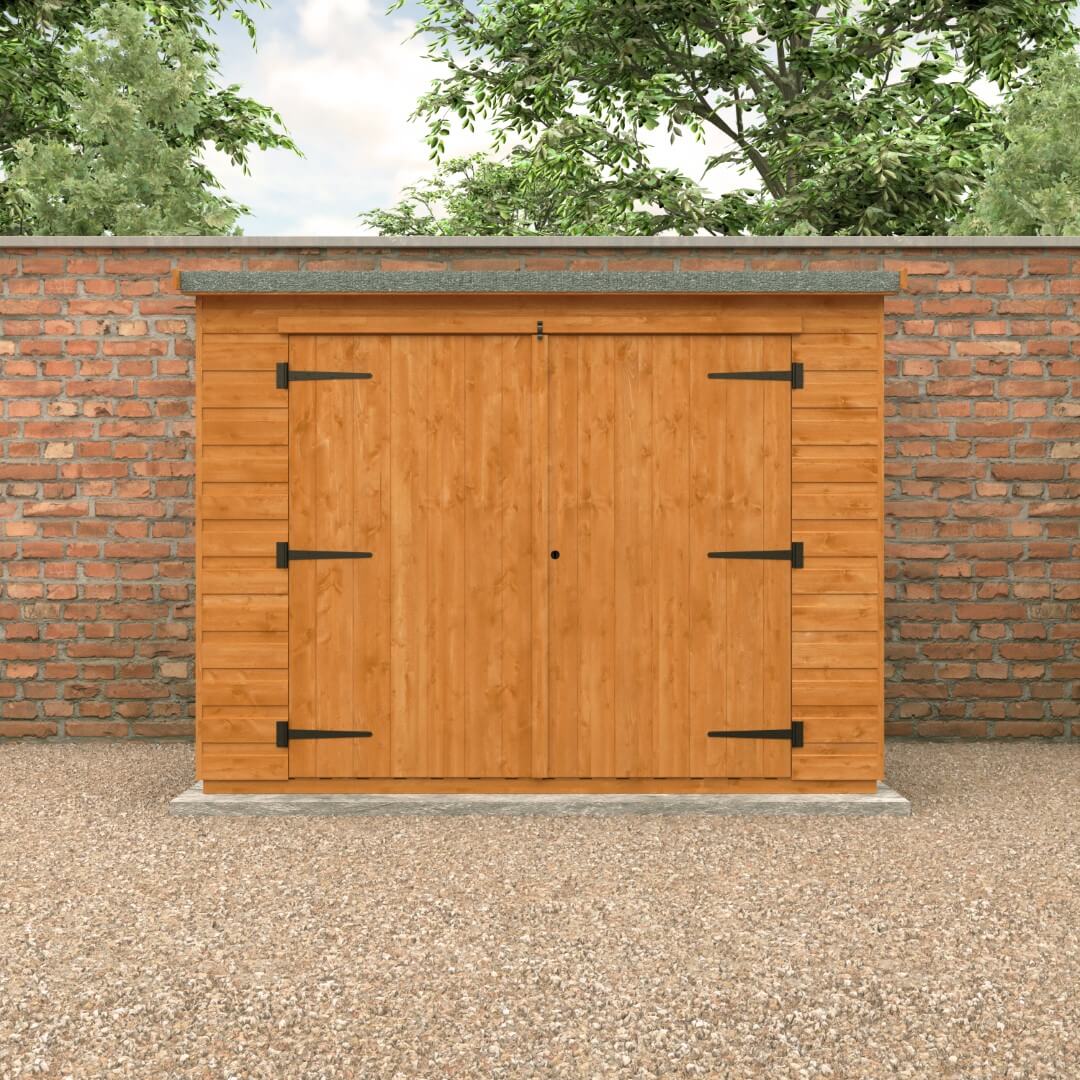 GardenArch 7x3 Pent Compact Wooden Shed