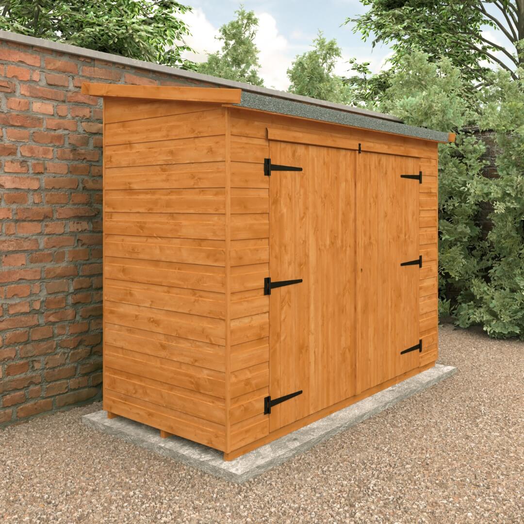 GardenArch 7x3 Pent Compact Wooden Shed