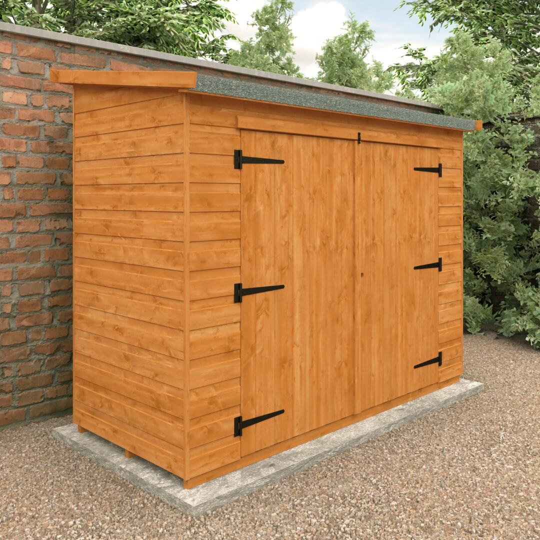 GardenArch 7x3 Pent Compact Wooden Shed