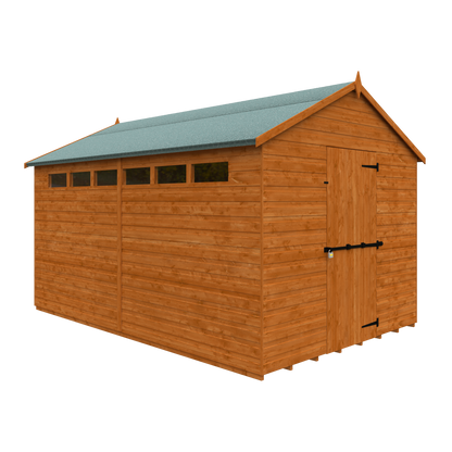 GardenArch 12x8 Security Apex Wooden Shed