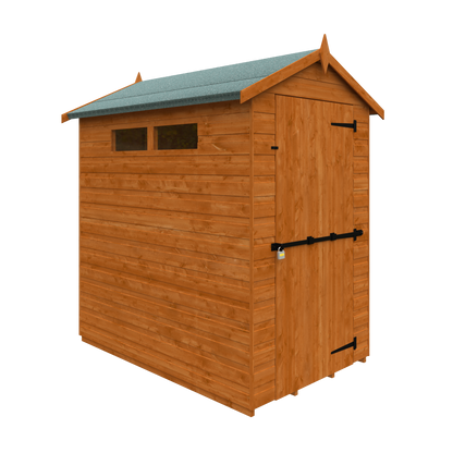 GardenArch 6x4 Security Apex Wooden Shed