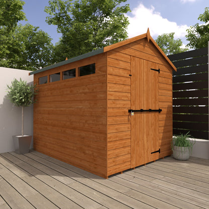 GardenArch 8x6 Security Apex Wooden Shed