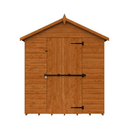 GardenArch 8x6 Security Apex Wooden Shed
