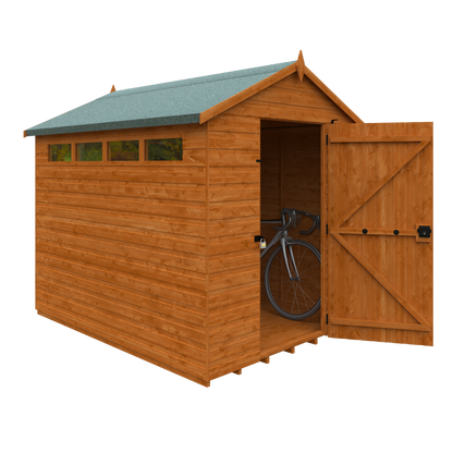 GardenArch 8x6 Security Apex Wooden Shed
