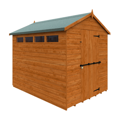 GardenArch 8x6 Security Apex Wooden Shed
