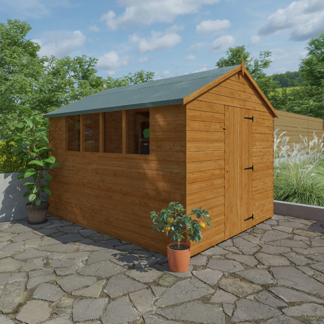 GardenArch 10x8 Super Apex Wooden Shed