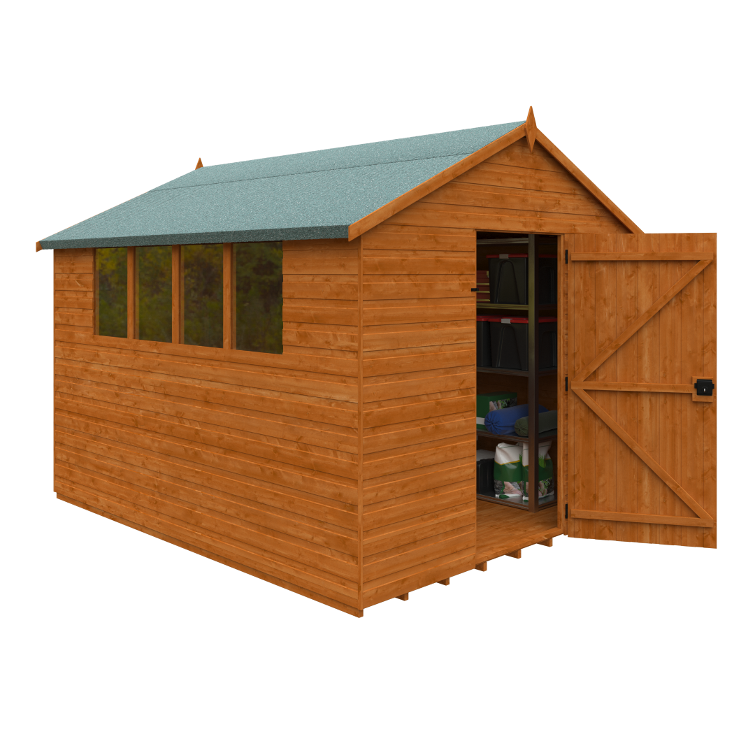 GardenArch 10x8 Super Apex Wooden Shed