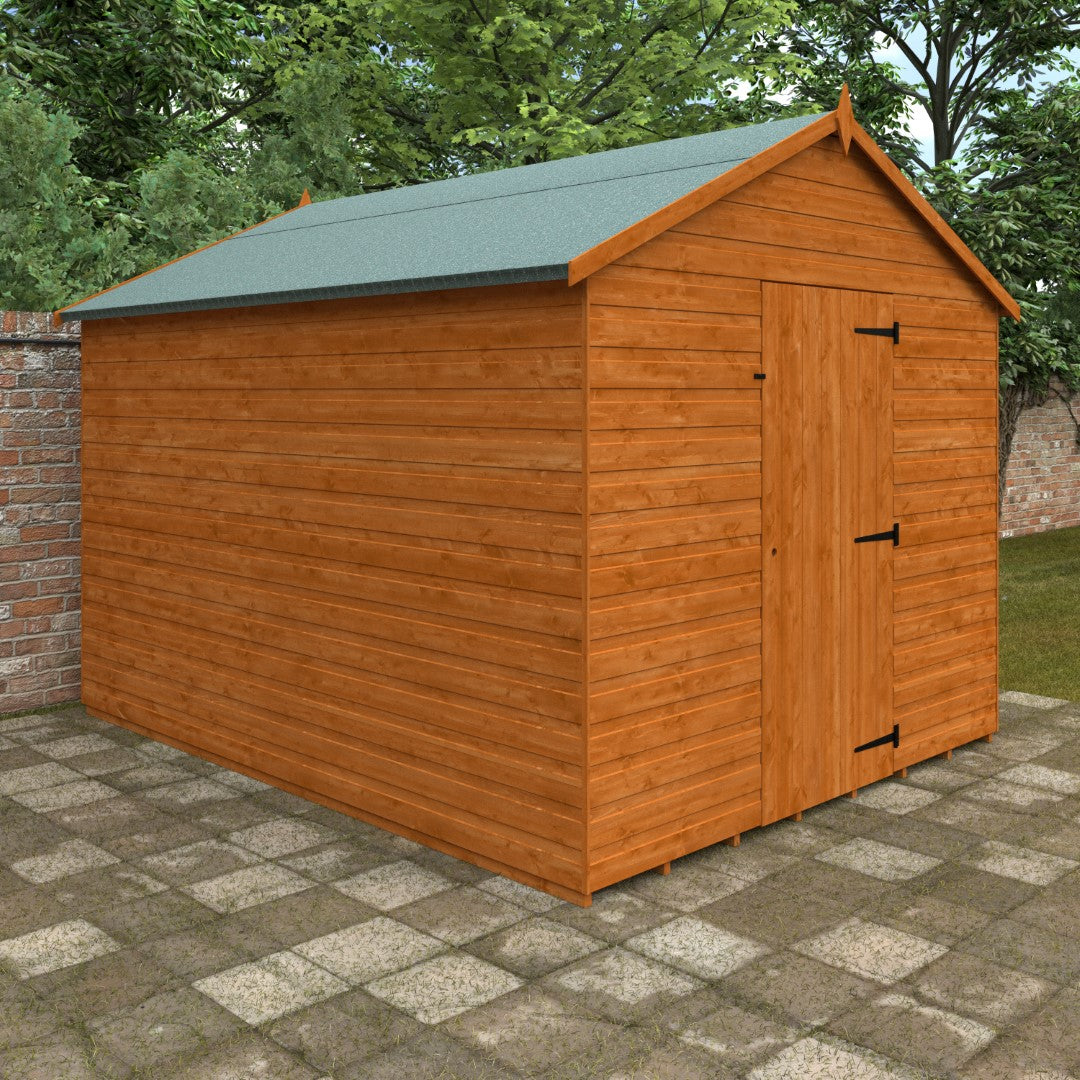 Sturdy 10x8 Apex Windowless Shed – Secure, Stylish Storage – GardenArch