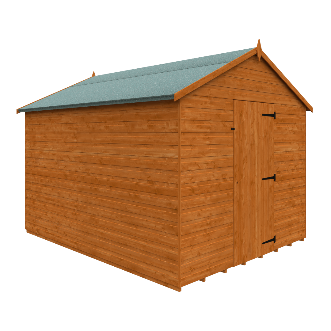 GardenArch 10x8 Super Apex Windowless Wooden Shed