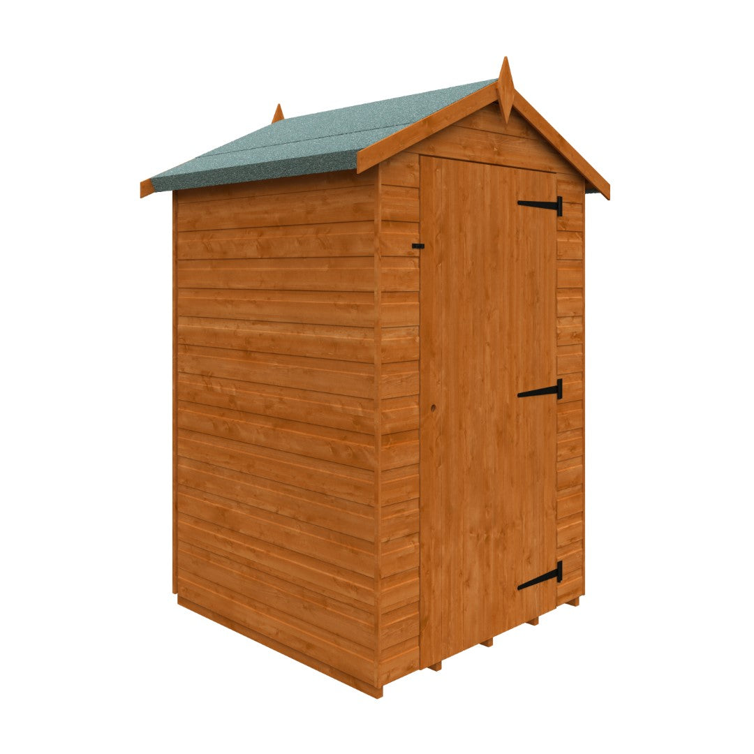 GardenArch 4x4 Super Apex Windowless Wooden Shed