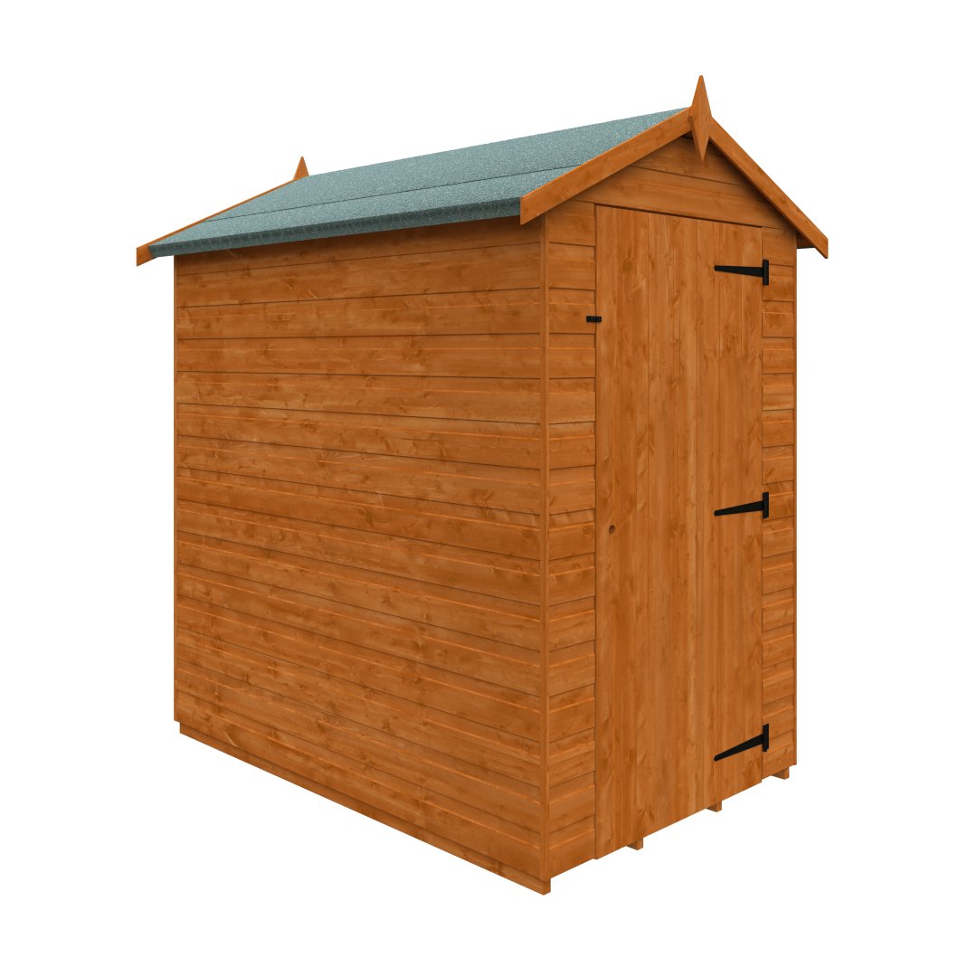 GardenArch 6x4 Super Apex Windowless Wooden Shed