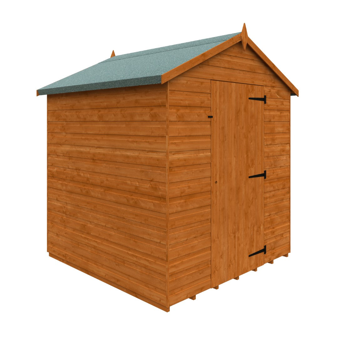 GardenArch 6x6 Super Apex Windowless Wooden Shed
