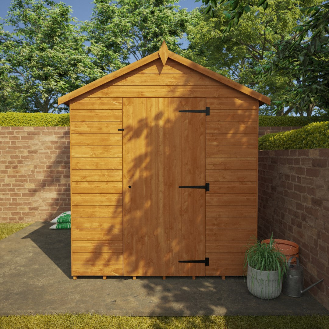 GardenArch 8x6 Super Apex Windowless Wooden Shed