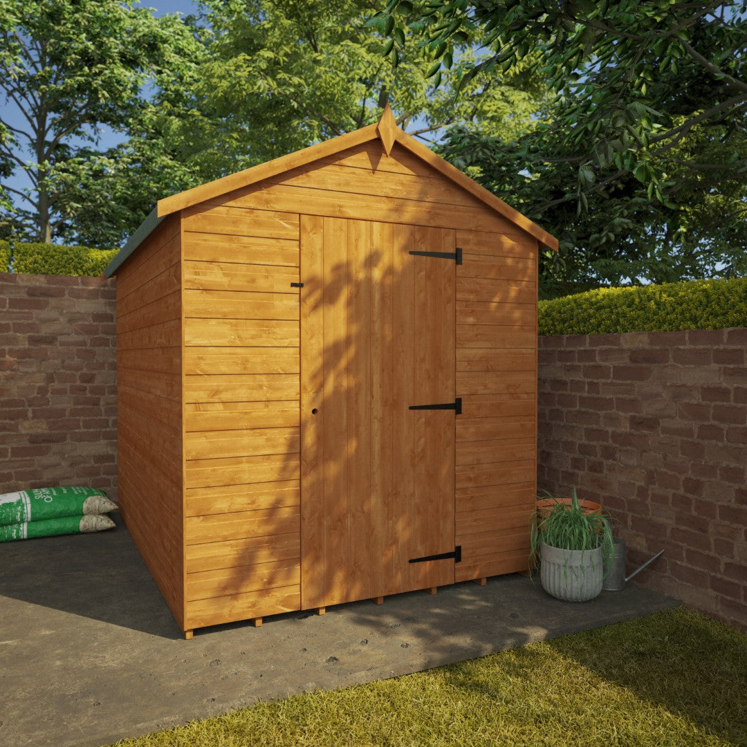 GardenArch 8x6 Super Apex Windowless Wooden Shed