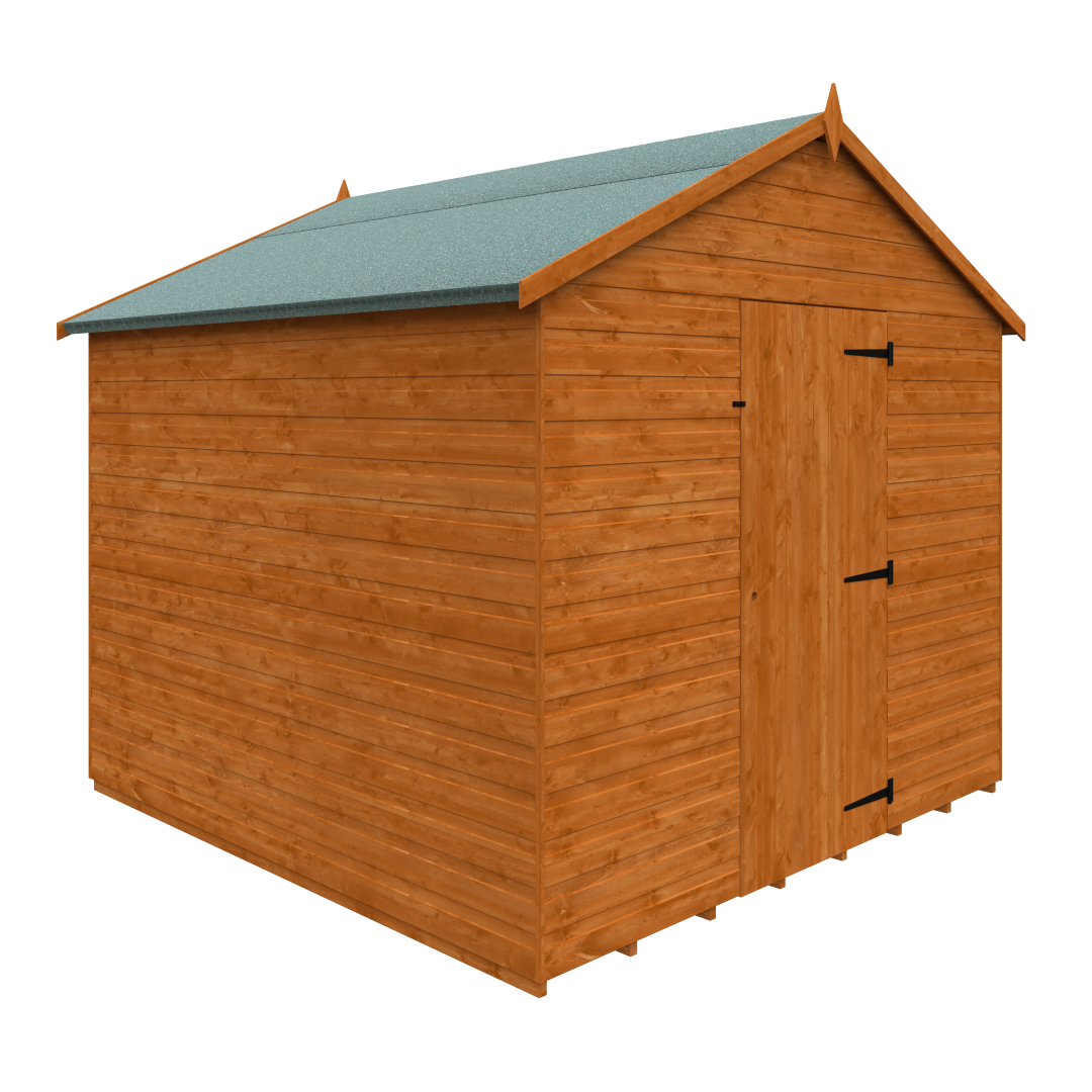 GardenArch 8x8 Super Apex Windowless Wooden Shed