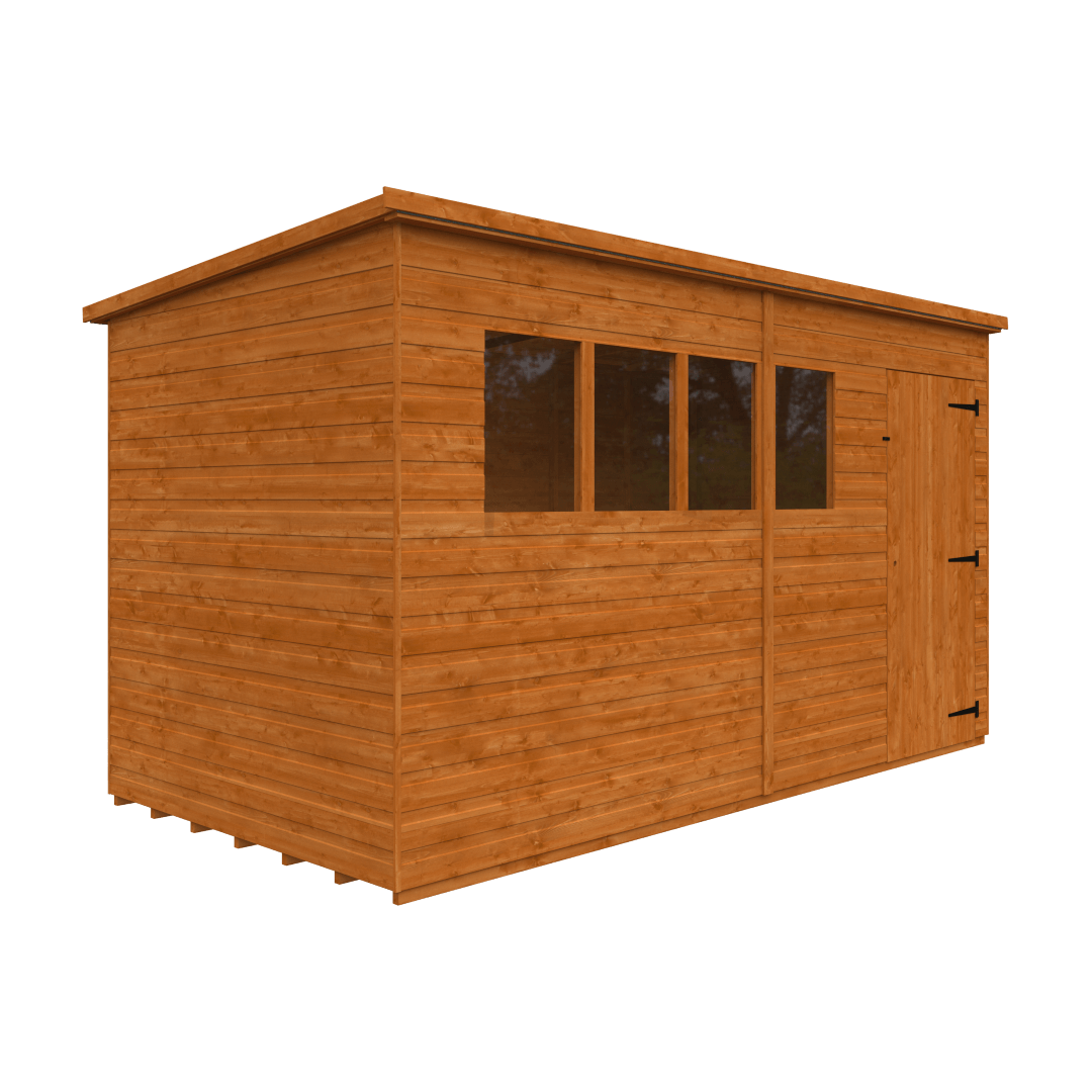 GardenArch 12x6 Super Pent Wooden Shed