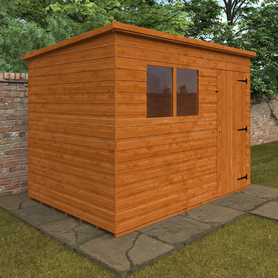 GardenArch 9x6 Super Pent Wooden Shed